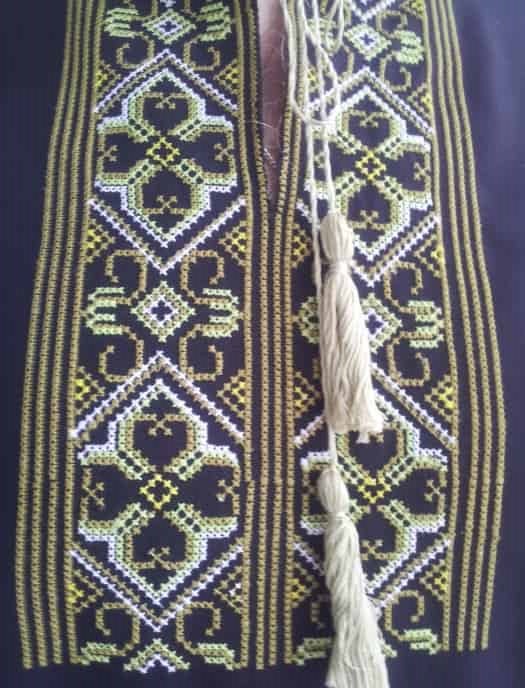 Вышиванка старославянская с оберегом (грудь)